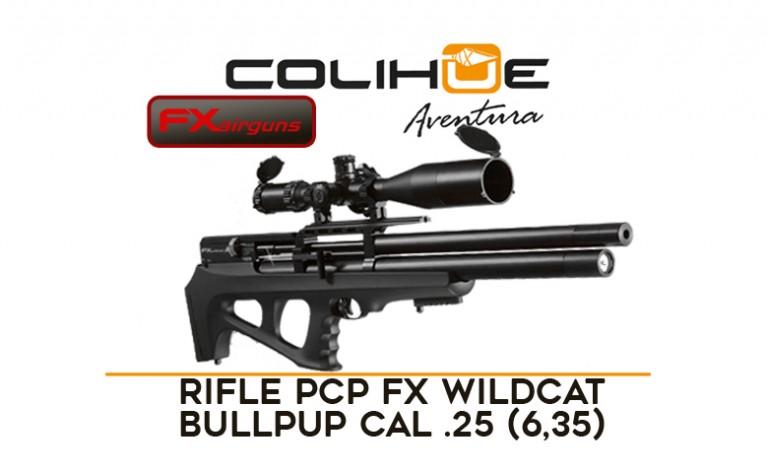 RIFLE PCP FX WILD CAT BULLPUP Tactico cal .25 (6,35mm)