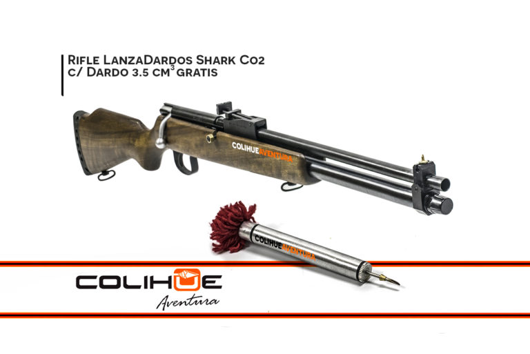 Rifle Shark Lanza Dardos Narcotizantes Co2