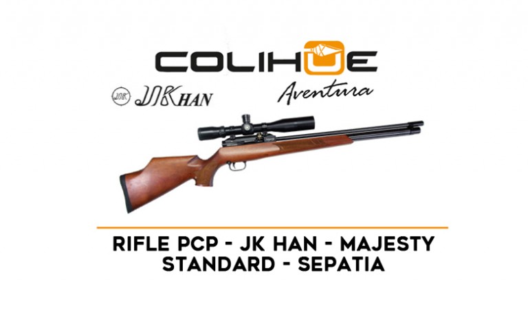 Rifle PCP JKhan – Majesty Standard – cal 5,5mm (.22) – Culata Sepatia