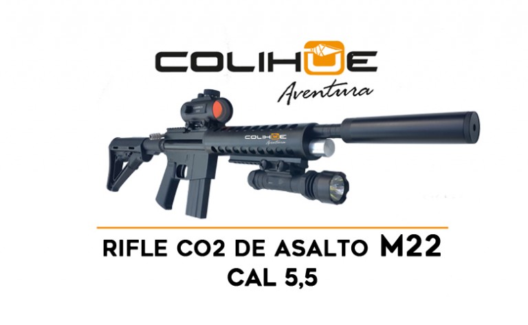 Rifle de Asalto M22 – CO2 – Cal 5,5 mm