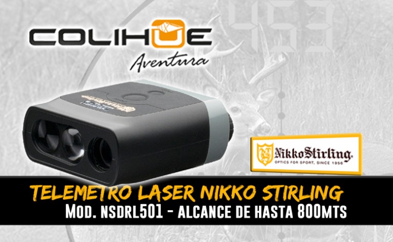 Telemetro Laser Nikko Stirling – Hasta 800 mts de alcance