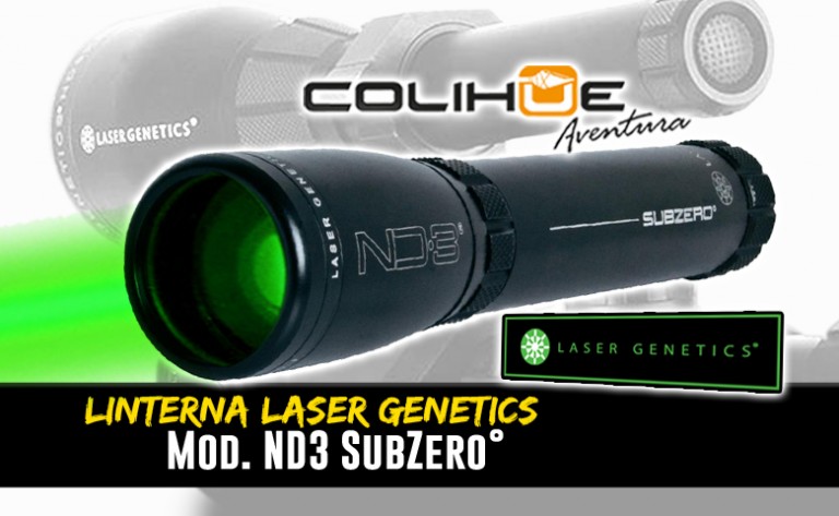 Linterna Laser de Largo Alcance Laser Genetics ND 3 SubZero