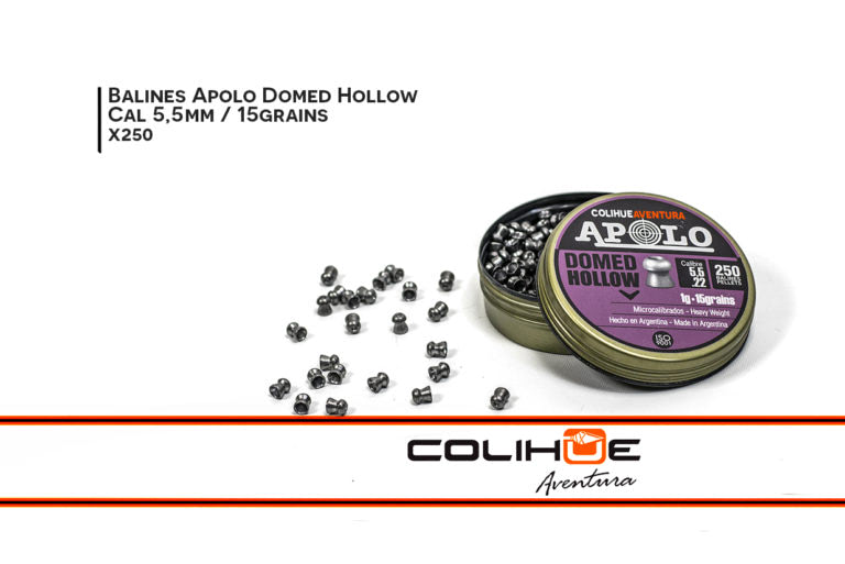 Balines Apolo Hollow Point cal 5,5mm 15 grains