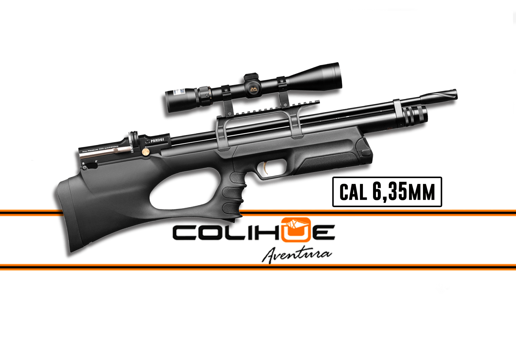 Rifle PCP Pardus BPS cal 6,35mm