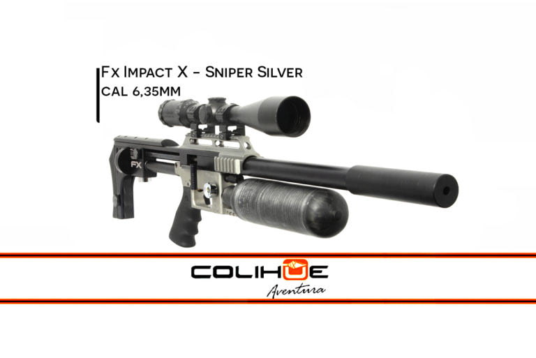 Rifle PCP FX Impact X Sniper «Silver» cal 6,35mm