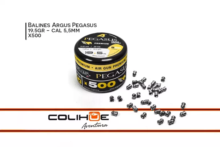 Balines Argus Pegasus 19.5gr – cal 5,5mm – x500u