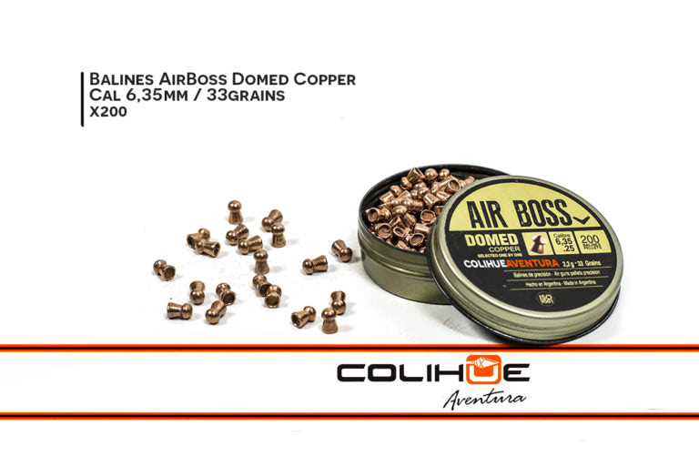 Balines Apolo AirBoss Domed Copper cal 6,35mm