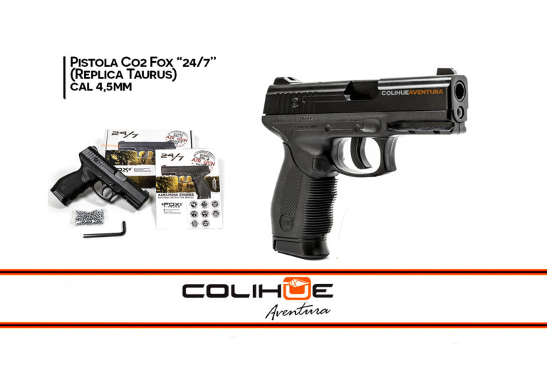 Pistola Co2 Fox 24/7 Metal // cal 4,5mm // Replica Taurus 24/7