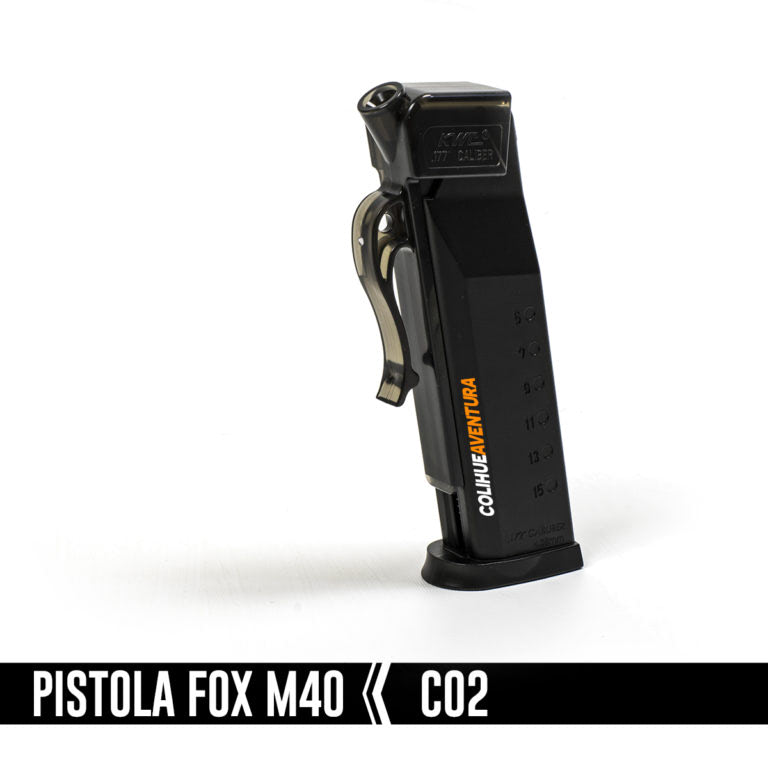 Pistola Co2 Fox M40 (Replica S&W Shield40) // cal 4,5mm - Colihue Aventura