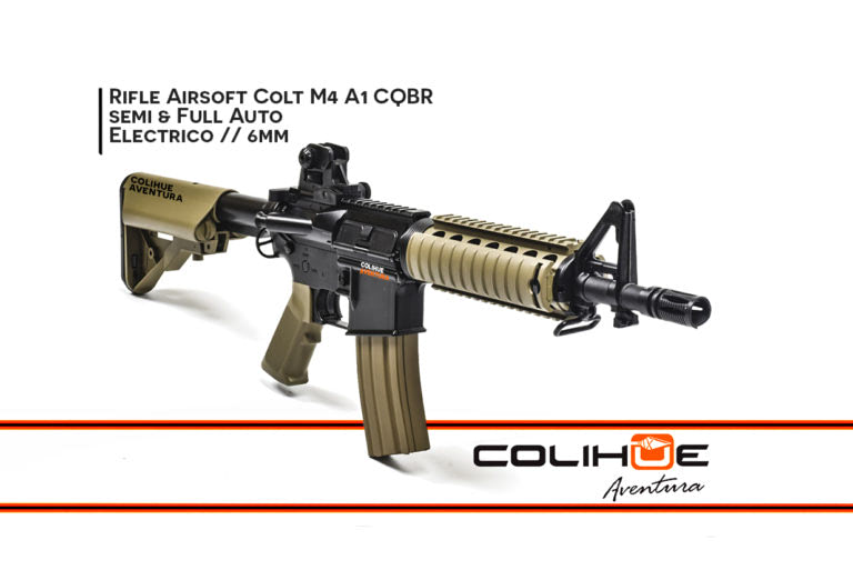 Marcadora de Airsoft Colt M4 A1 CQBR – Electrico