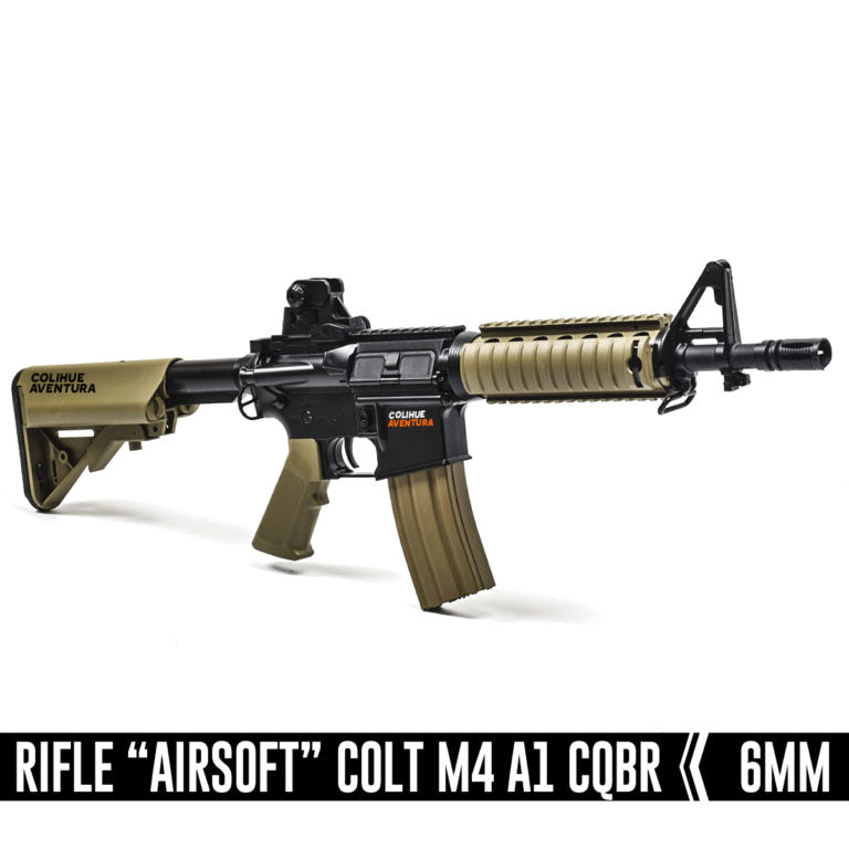 Marcadora de Airsoft Colt M4 A1 CQBR - Electrico - Colihue Aventura