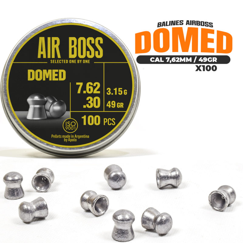 Balines Apolo Airboss Domed // 7,62mm - 49 grains