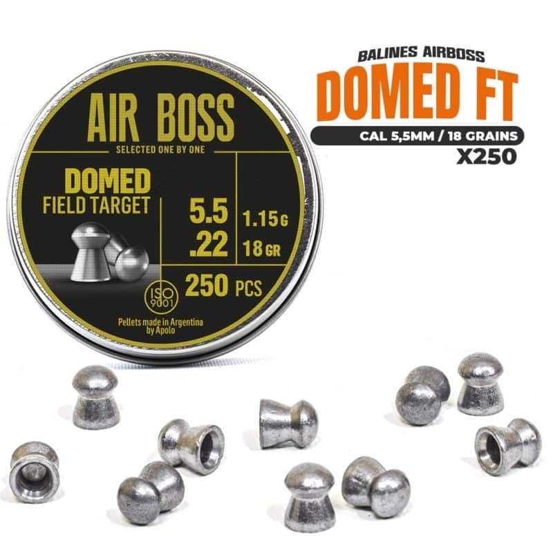 Balines Apolo Airboss Domed Field Target // 5,5mm - 18gr