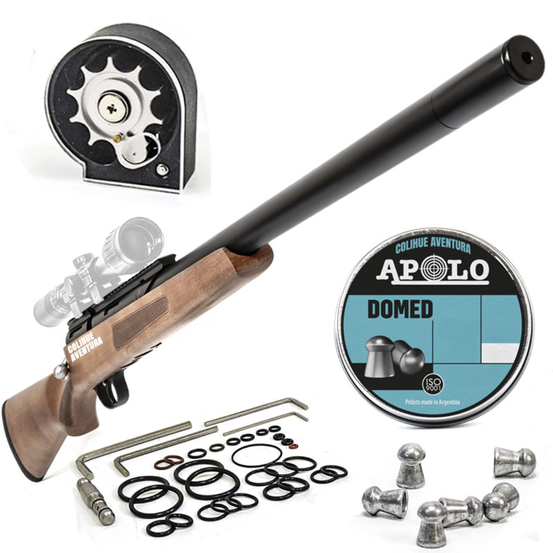 Rifle PCP Fox M30 cal 6,35mm + Cargador