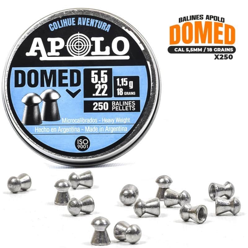 Balines Apolo Domed cal 5,5mm (18 grains)