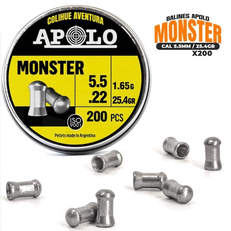 Balines Apolo "Monster" cal 5,5mm (26grains)