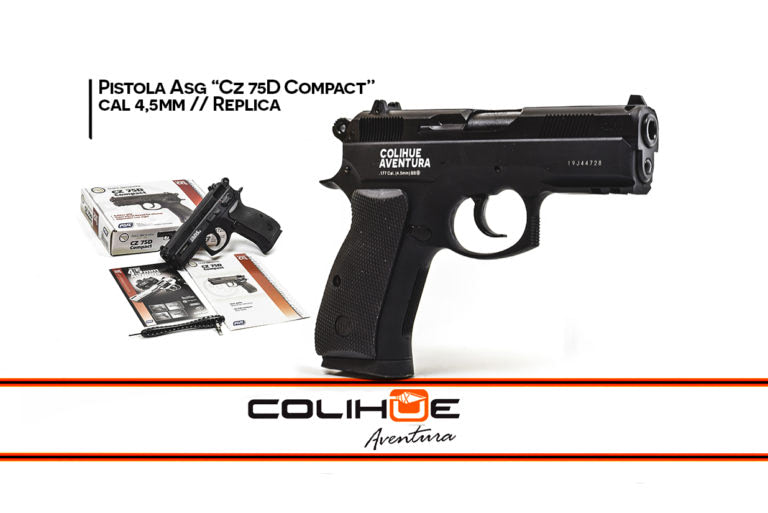 Pistola ASG «CZ 75D Compact» – cal 4,5mm