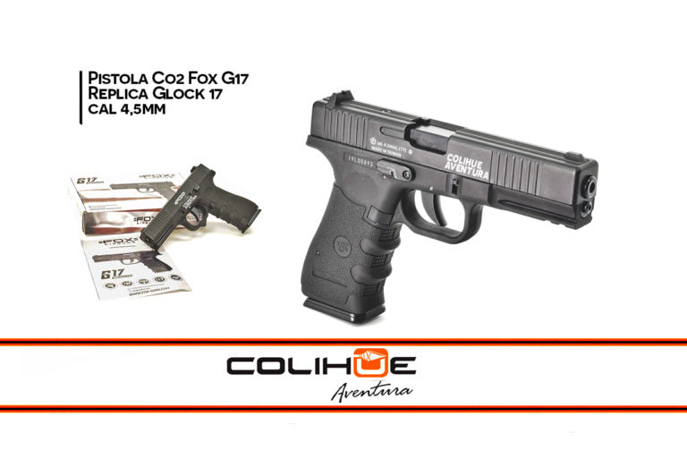 Pistola Co2 Fox G17 «Replica» cal 4,5mm – Glock 17