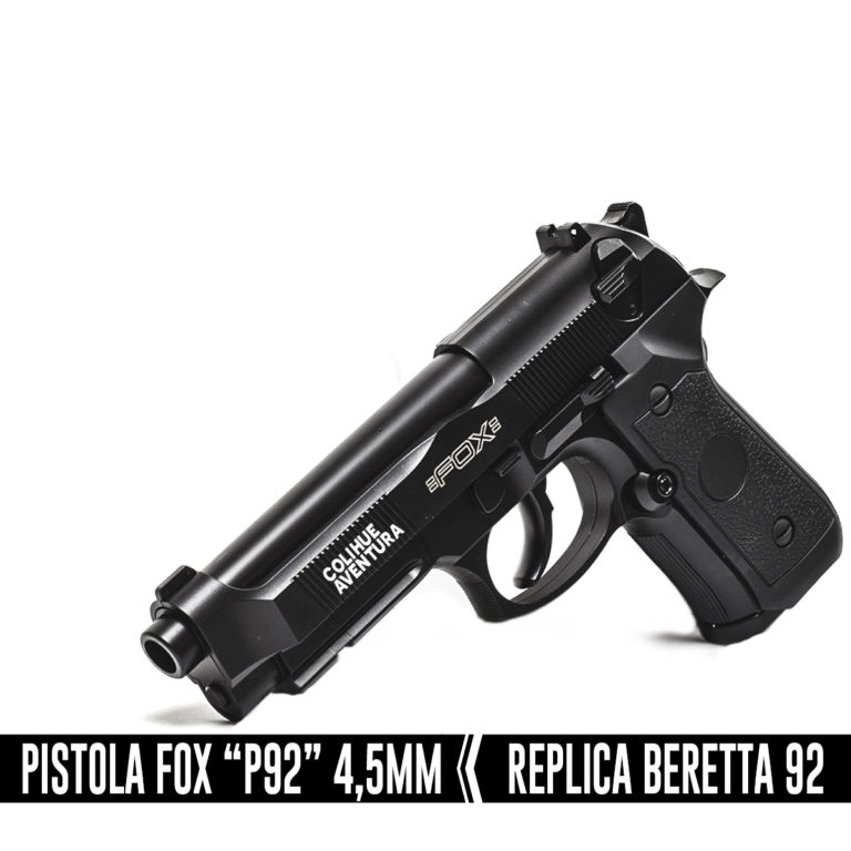 Pistola Fox P92 Co2 Réplica Beretta 92
