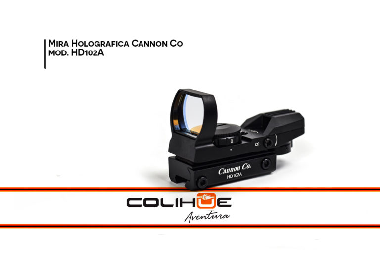 Mira Holografica Cannon Co HD102A // Iluminada Rojo (Riel 11mm)