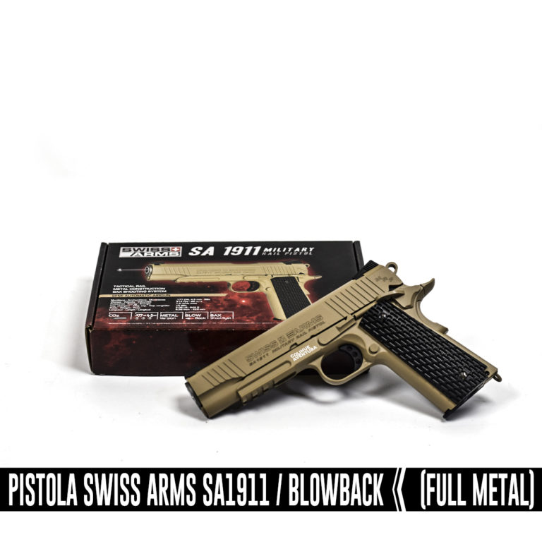Swiss Arms P1911 mILITARY - BlowBack - Replica Colt