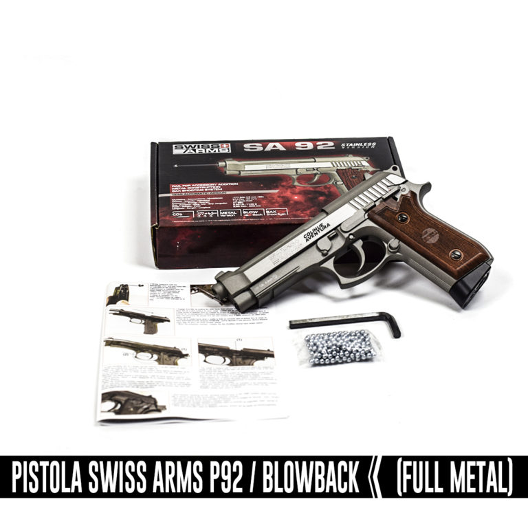 Swiss Arms P92 Inox - Replica Beretta 92 6