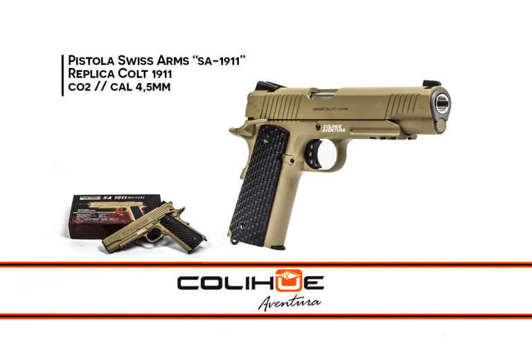 Pistola Co2 Swiss Arms SA-92 // Silver - Colihue Aventura