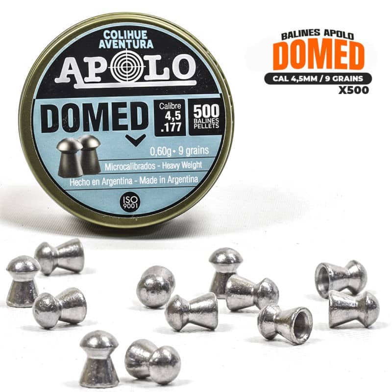 Balines Apolo Domed // Cal 4,5mm - 9gr //  X500
