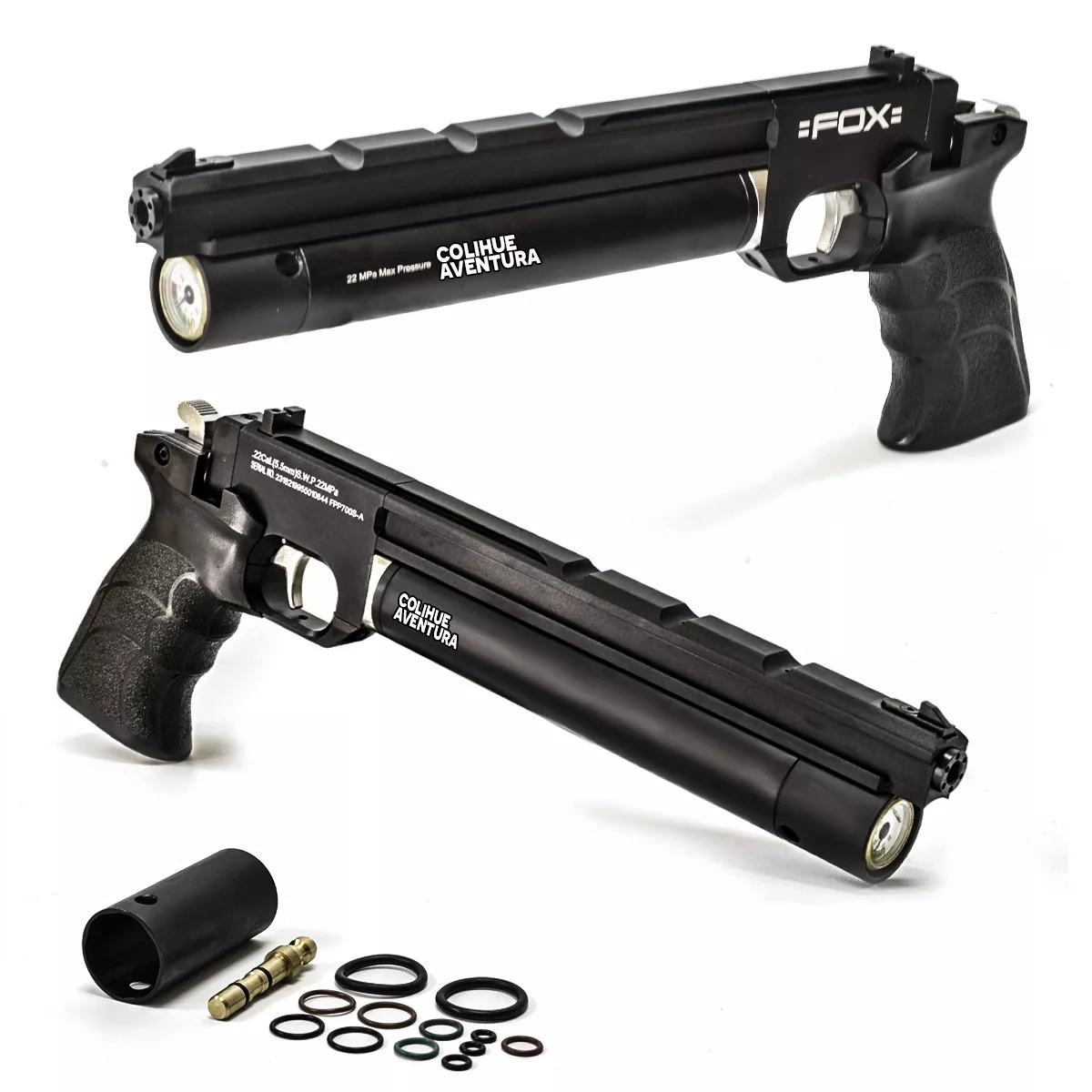 Pistola Co2 Fox G17 cal 4,5mm // Replica Glock 17 - Colihue Aventura