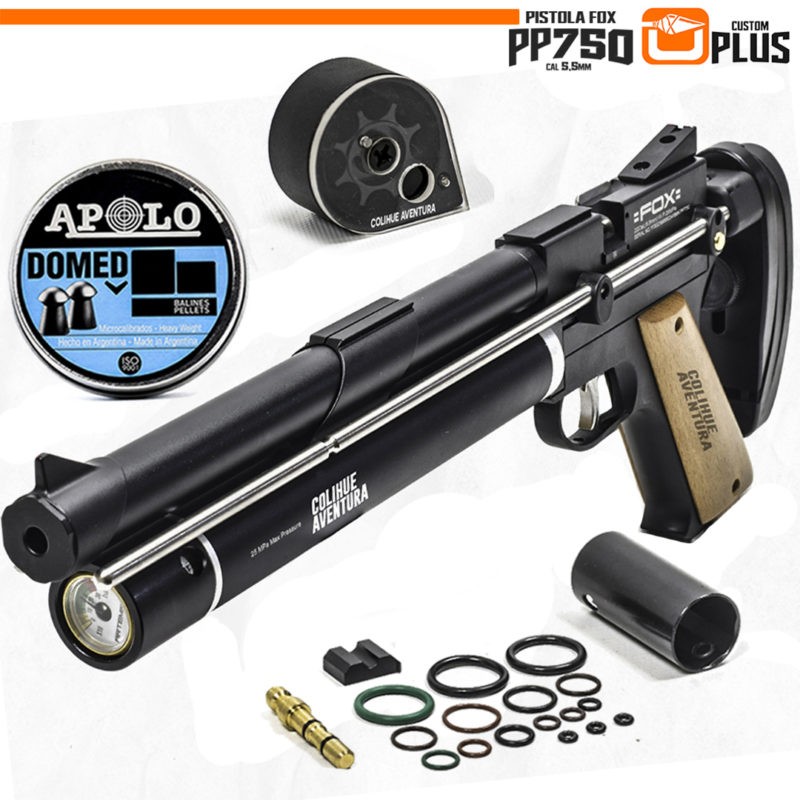 Pistola PCP Fox mod. PP750 Plus cal 5,5mm