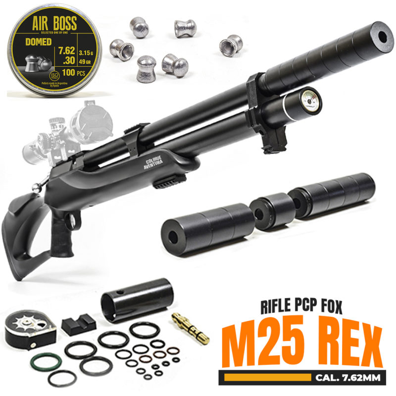 Rifle PCP Fox M25 cal 7,62mm custom REX