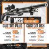 Rifle PCP Fox M25 cal 7,62mm custom REX - Imagen 2