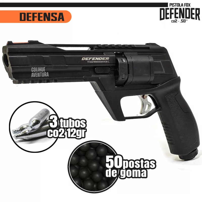 Pistola Disuasiva Fox Defender Cal 50