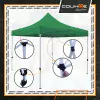 Gazebo Premium 3x3 - Lona Reforzada con Proteccion UV - Verde