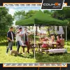 Gazebo Premium 3x3 - Lona Reforzada con Proteccion UV - Verde - Imagen 2