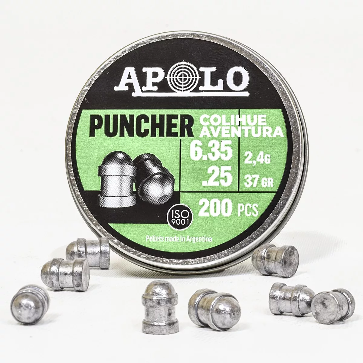 Balines / Puntas Apolo Puncher cal 6.35mm - 37 grains - Colihue Aventura