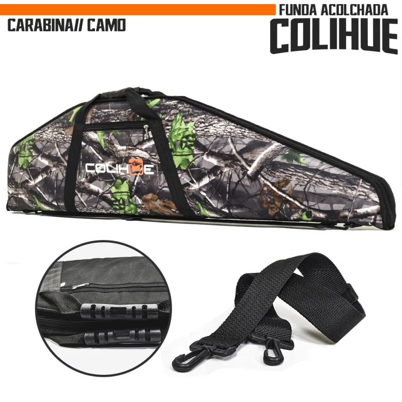 Funda Acolchada Colihue Aventura - Carabina (Camo)
