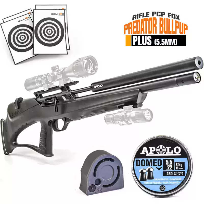 Rifle PCP Fox Predator Bullpup (Custom Plus) // cal 5,5mm
