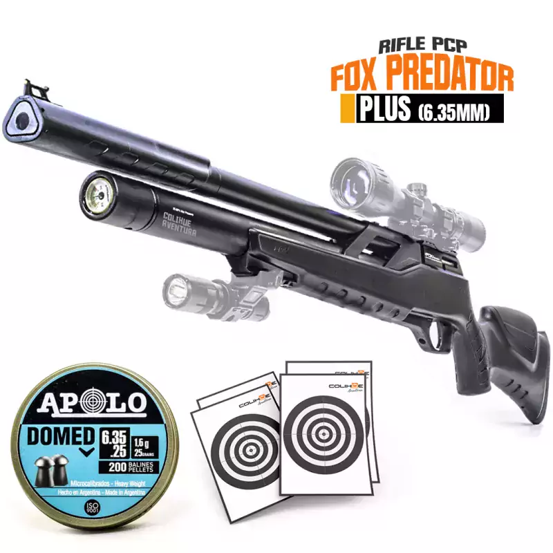 Rifle PCP Fox mod. Predator cal 6,35mm «Custom Plus»