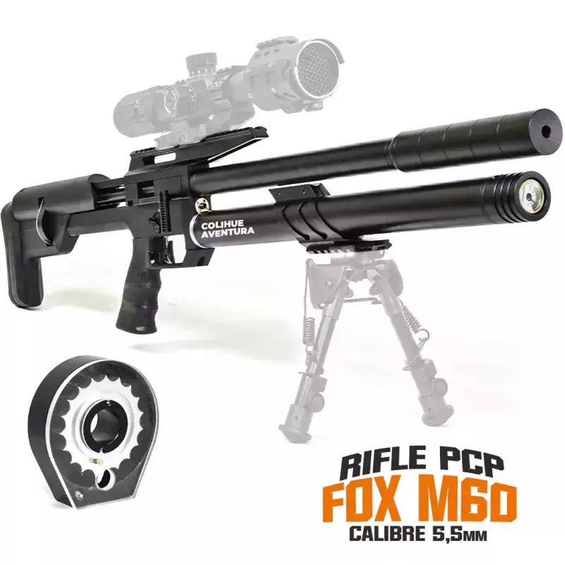 Rifle PCP Fox mod. M60 (cal 5.5mm)