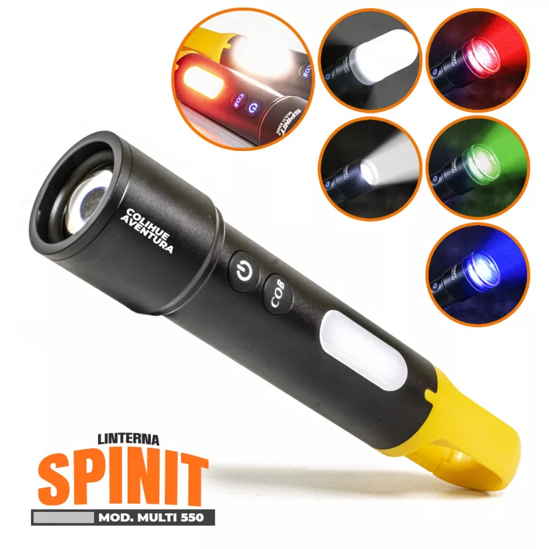 Linterna Spinit Multi 550 – con farol y filtros