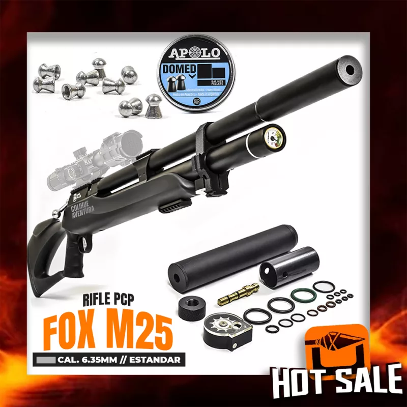 Rifle PCP Fox mod. M25 (cal 6.35mm) Estandar