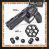 Kit Pistola Fox Co2 Defender cal .50" + Estuche + 3 Postas Co2 + 50 Postas de Goma - Imagen 2