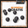 Kit Pistola Fox Co2 Defender cal .50" + Estuche + 3 Postas Co2 + 50 Postas de Goma - Imagen 6