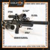 Rifle PCP Fox mod. P18 cal 5,5mmp18 - Imagen 5