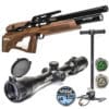 Rifle PCP Fox Raptor Plus cal 5,5mm + Inflador PCP + Mira Discovery VTR 3-9x40