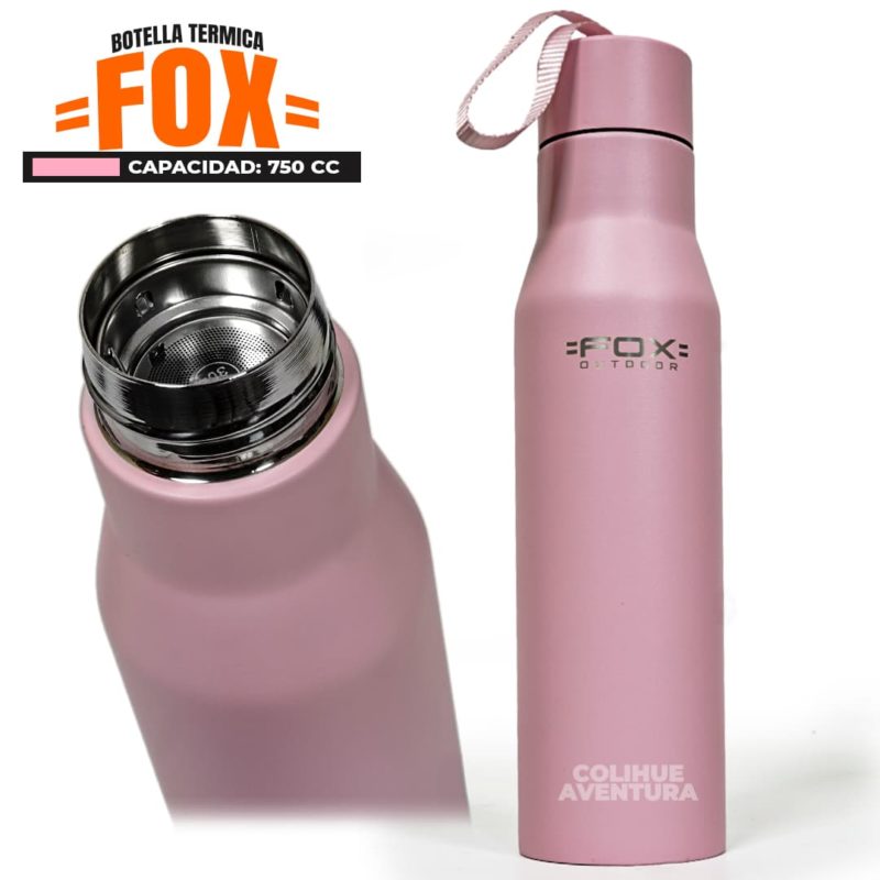 Botella Termica 750cc Fox (Acero Inoxidable) – Rosa