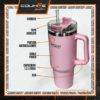 Vaso Acero Inoxidable Fox Long Cup 1.2lts - Con Tapa y Sorbete - Imagen 6