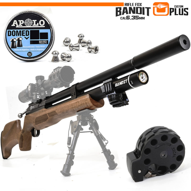 Rifle PCP Fox Bandit Plus (cal 6,35mm)