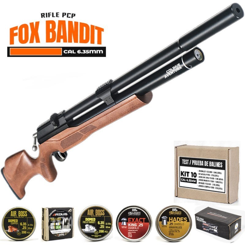 Rifle PCP Fox Bandit Plus (cal 6,35mm)